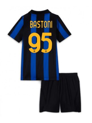 Nogometni dresi za otroke kompleti Inter Milan 2026-27 Alessandro Bastoni #95 Domači