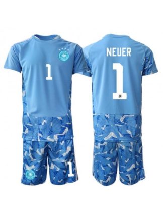 Nogometni dresi za otroke kompleti Nemčija SP 2026 Vratar Gostujoči Manuel Neuer #1