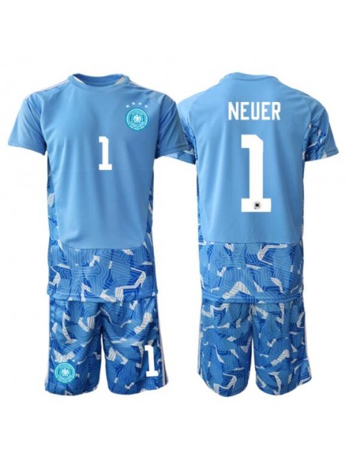 Nogometni dresi za otroke kompleti Nemčija SP 2026 Vratar Gostujoči Manuel Neuer #1