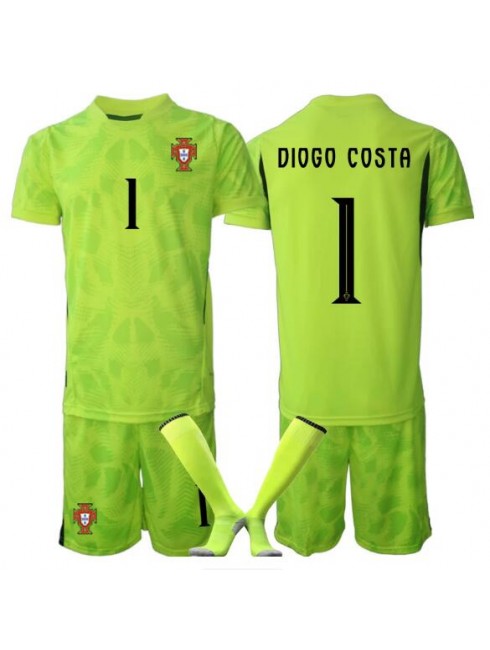 Nogometni dresi komplet Portugalska SP 2026 Diogo Costa #1 Vratar Domači Moški