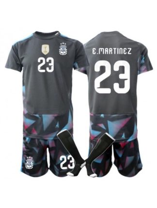 Nogometni dresi kompleti za otroke Argentina SP 2026 Emiliano Martinez #23 Domači Vratar