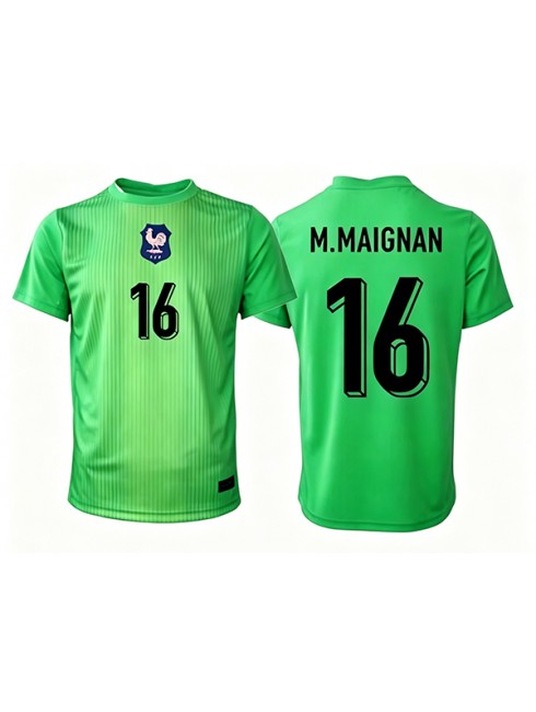Najcenejši Vratarski dres Francija SP 2026 Mike Maignan #16 Gostujoči Kratek rokav