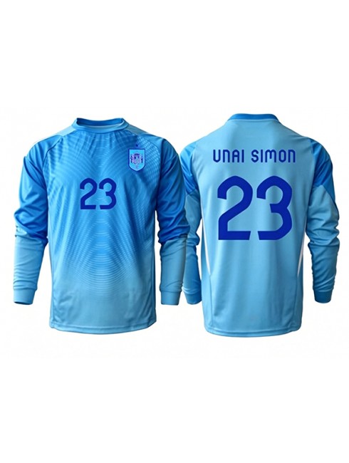 Poceni Vratarski dresi Španija SP 2026 Unai Simon #23 Domači Dolgi rokav
