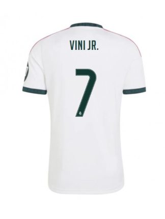 Poceni nogometni dresi Real Madrid 2026-27 Vinicius Junior #7 Domači Moški Kratek Rokav