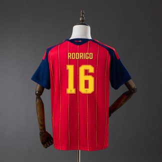 Nogometni dresi Španija SP 2026 Domači Rodrigo #16– Moški izdaja prvakov