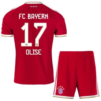 Nogometni dresi kompleti FC Bayern München Michael Olise #17 Domači 2026-27 Otroški