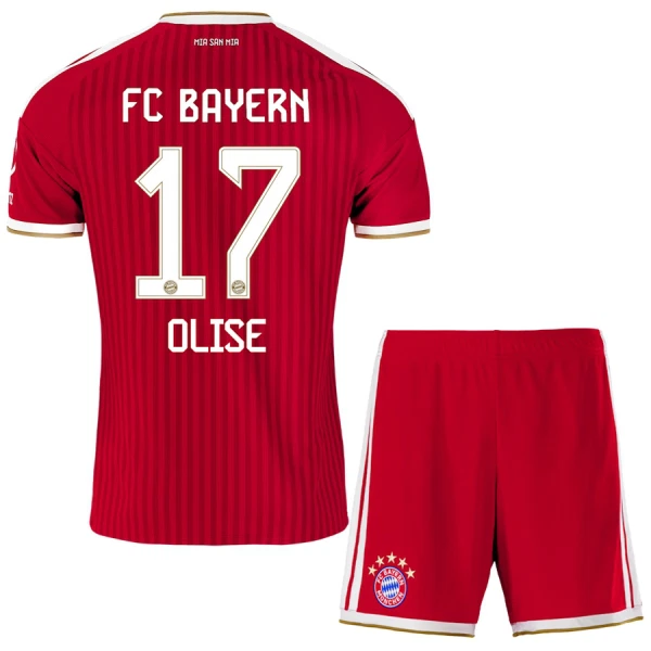 Nogometni dresi kompleti FC Bayern München Michael Olise #17 Domači 2026-27 Otroški