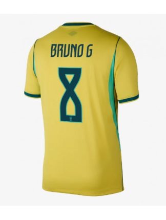 Moški Nogometni dresi Brazilija SP 2026 Bruno Guimaraes #8 Domači