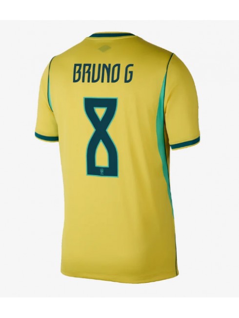 Moški Nogometni dresi Brazilija SP 2026 Bruno Guimaraes #8 Domači