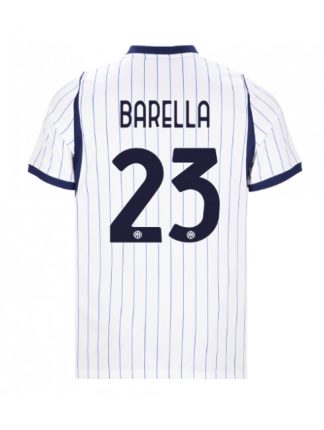 Inter Milan dresi 2026-27 Nicolo Barella #23 Moški Gostujoči bela