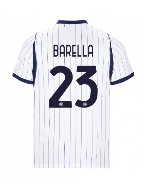 Inter Milan dresi 2026-27 Nicolo Barella #23 Moški Gostujoči bela