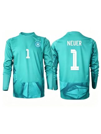 Prodaja Vratarski dresi Nemčija SP 2026 Manuel Neuer #1 Domači Dolgi rokav