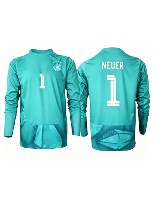 Prodaja Vratarski dresi Nemčija SP 2026 Manuel Neuer #1 Domači Dolgi rokav