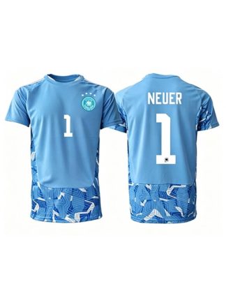 Prodaja Vratarski dresi Nemčija SP 2026 Manuel Neuer #1 Gostujoči modra