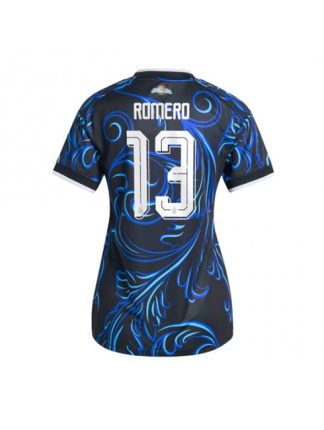 Poceni dresi Argentina SP 2026 Cristian Romero #13 Gostujoči Ženski Kratek Rokav