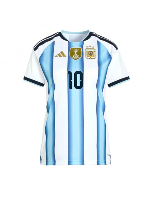 Nogometni dresi Lionel Messi #10 Argentina SP 2026 Domači Ženski Kratek Rokav -1