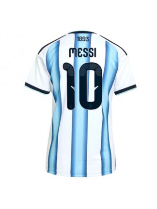 Nogometni dresi Lionel Messi #10 Argentina SP 2026 Domači Ženski Kratek Rokav