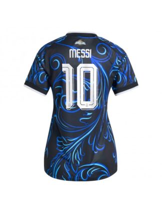 Nogometni dresi Lionel Messi #10 Argentina SP 2026 Gostujoči Ženski Kratek Rokav