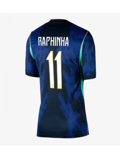 Ženski Brazilija Gostujoči SP 2026 Nogometni dresi Raphinha Belloli #11 modra