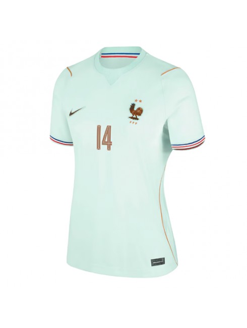 Francija Gostujoči SP 2026 Ženski Nogometni dresi z imenom Adrien Rabiot #14 Kratek rokav-1