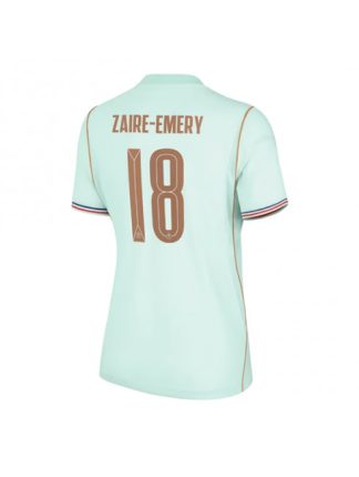 Poceni Nogometni dresi Francija SP 2026 Warren Zaire-Emery #18 Gostujoči Ženski Kratek rokav
