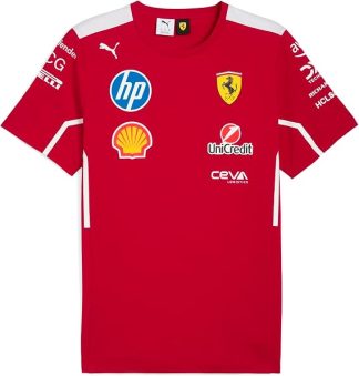 Moški Nogometni dresi Scuderia Ferrari HP rdeča Kratek Rokav