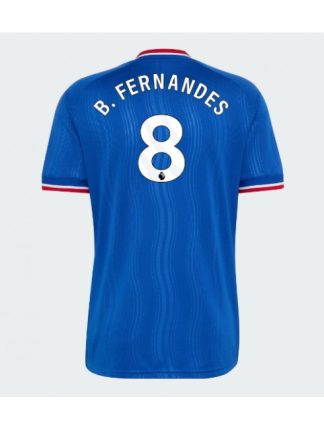 Moški Nogometni dresi Manchester United Gostujoči 2026-27 modra Bruno Fernandes #8