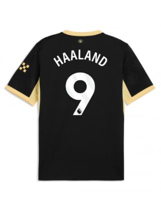 Erling Haaland #9 Moški Manchester City Gostujoči 2026-27 črna Nogometni dresi