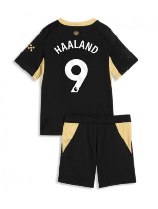 Erling Haaland #9 Otroški Manchester City Gostujoči 2026-27 Nogometni dresi kompleti