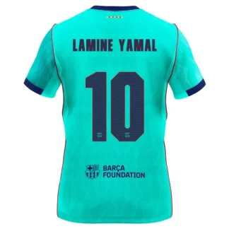 Moški Lamine Yamal #10 Nogometni dresi Barcelona Tretji 2026-27 modra