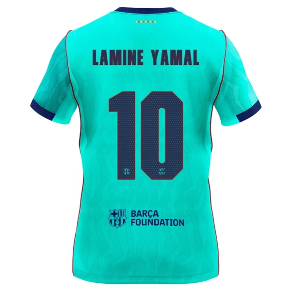 Moški Lamine Yamal #10 Nogometni dresi Barcelona Tretji 2026-27 modra