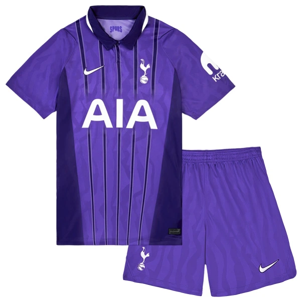 Otroški dresi za nogomet Tottenham Hotspur 2026-27 Tretji vijolična kompleti
