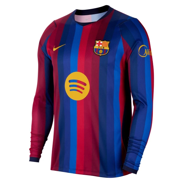 Moški Nogometni dresi FC Barcelona 2026-27 Domači Dolgi Rokav