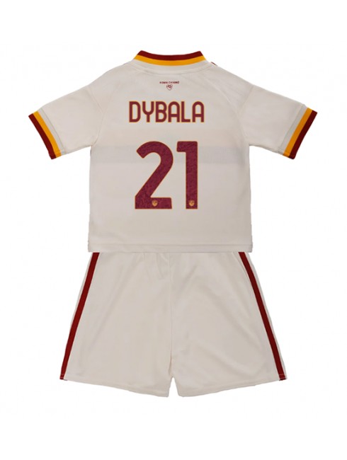 Otroški AS Roma Gostujoči 2026-27 Nogometni dresi kompleti Paulo Dybala #21