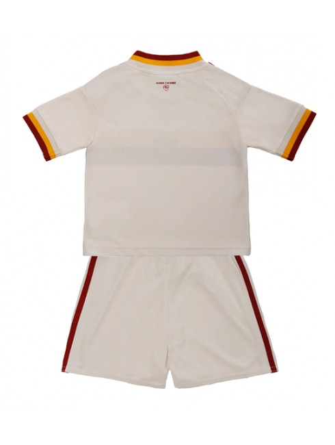 Otroški AS Roma Gostujoči 2026-27 Nogometni dresi kompleti rdeča-1