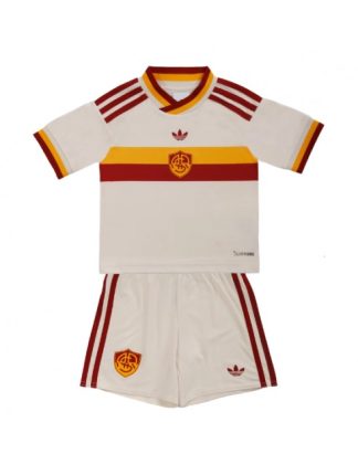 Otroški AS Roma Gostujoči 2026-27 Nogometni dresi kompleti rdeča
