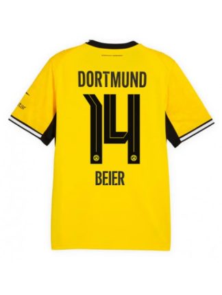 Poceni Nogometni dresi 2026-27 BVB Borussia Dortmund Maximilian Beier #14 Domači