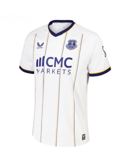 Kupiti Prodaja Nogometni dresi Everton 2026-27 Iliman Ndiaye #10 Gostujoči bela-1