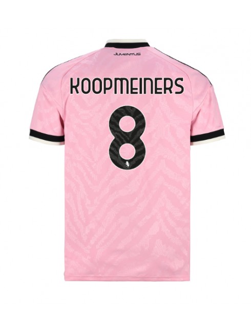 Poceni Nogometni dresi Juventus Teun Koopmeiners #8 Gostujoči 2026-27 roza