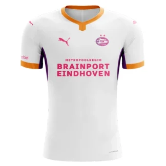 Poceni Nogometni dresi PSV Eindhoven Gostujoči 2026-27 bela