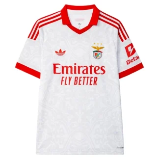 Poceni Nogometni dresi SL Benfica Gostujoči 2026/27 bela in rdeča