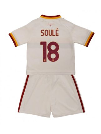 Otroški AS Roma 2026-27 Nogometni dresi kompleti Matias Soule #18 Gostujoči