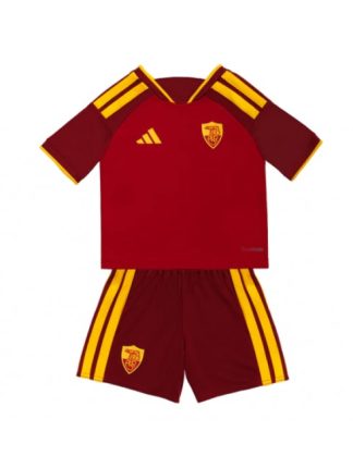 Otroški AS Roma Domači 2026-27 Nogometni dresi kompleti rdeča