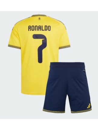 Otroški dresi za nogomet Al-Nassr Cristiano Ronaldo #7 Domači 2026-27 kompleti