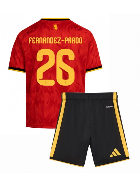 Poceni Belgija SP 2026 Otroški dresi kompleti Matias Fernandez-Pardo #26 Domači