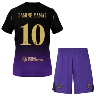 Otroški dresi za nogomet FC Barcelona 2026-27 Lamine Yamal #10 Gostujoči kompleti