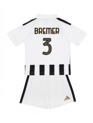 Nogometni dresi za otroke Juventus Gleison Bremer #3 Domači 2026-27 kompleti