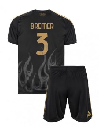 Nogometni dresi za otroke Juventus Tretji 2026-27 kompleti Gleison Bremer #3