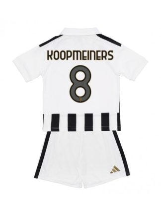Nogometni dresi za otroke Juventus Domači 2026-27 Teun Koopmeiners #8 kompleti