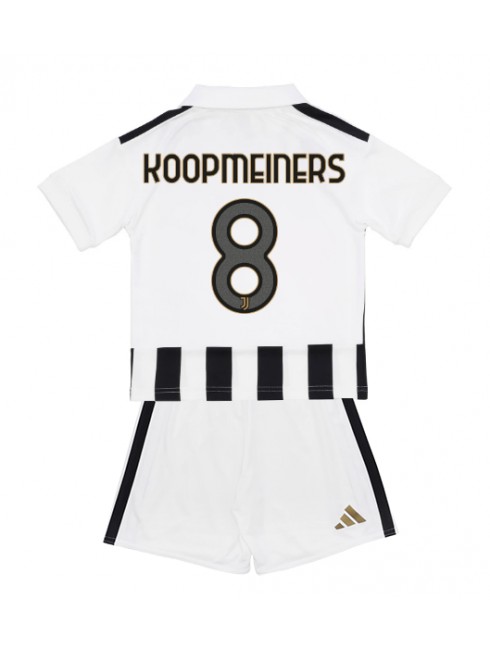 Nogometni dresi za otroke Juventus Domači 2026-27 Teun Koopmeiners #8 kompleti